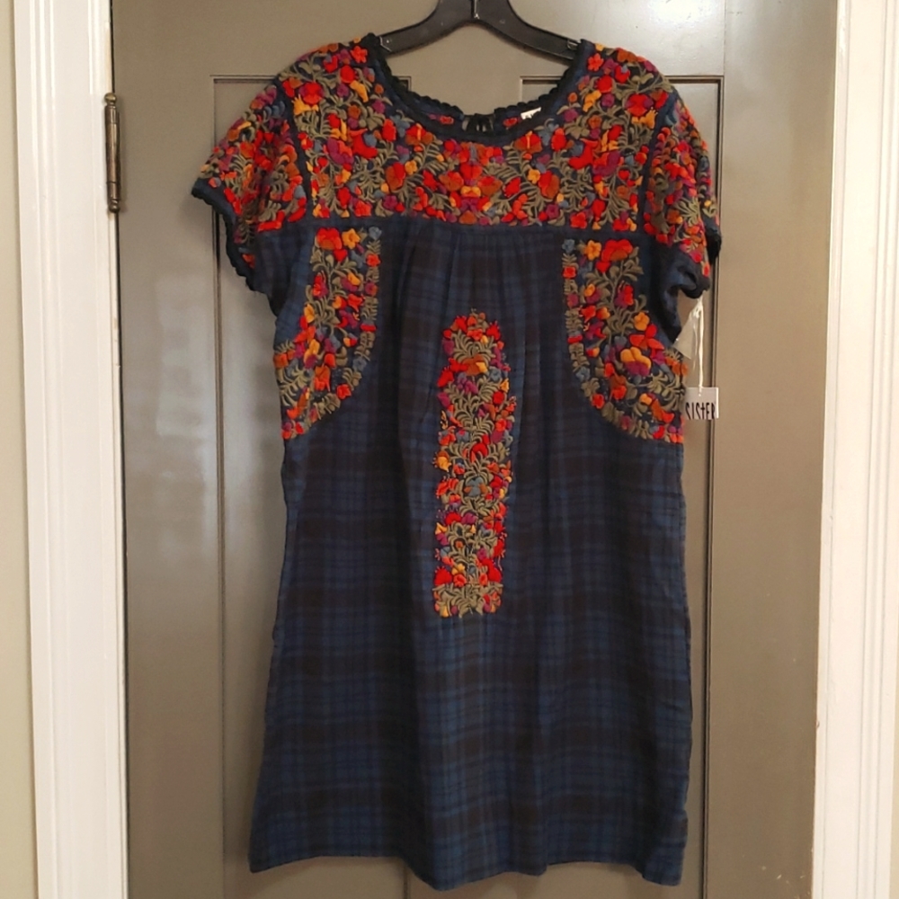 Sister Mary embroidered dress